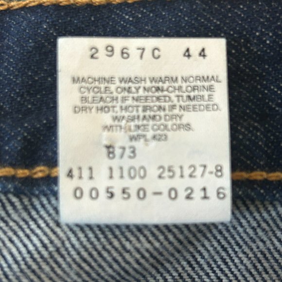 Y2K Levi's Womens 550 W29xL32 Relaxed Fit Jeans High Rise Cuffed Hem Crop Size - Picture 5 of 11